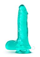 B Yours Plus Ram N` Jam Realistic Dildo With Balls 8in - Teal