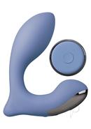 Jimmyjane Neptune 2 Rechargeable Silicone Dual Vibrating P-spot Massager - Blue